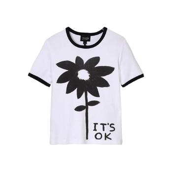 25 FW  플라워 프린트 링거 티셔츠 2F5RTP019C42101 TP442811495