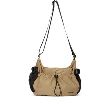 25 FW Osklen 스플릿 드로스트링 스플릿 패널 숄더 백 71712 TP442287738