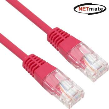 CAT6 UTP 기가 랜케이블 레드 30m 고속 랜선 인터넷 통신선 공유기 스위칭허브 CCTV IPTV