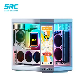 서린컴퓨터 9800X3D_RAM 32GB_HYTE Y70 터치 스노우화이트 데스크테리어 반본체PC