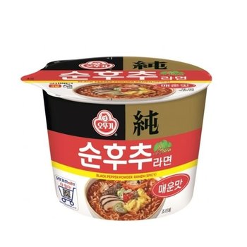 오뚜기 순후추라면 매운맛 용기 105g (WE04499)