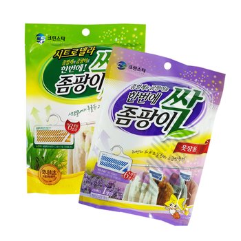 크린스타 좀팡이싹 옷장용1P (선택) 방충제 좀약 제습