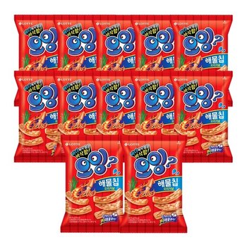 오잉 해물칩 오리지날 75g x12개