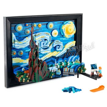 [해외] 모마 레고 아이디어 반고흐 별이 빛나는 밤 MOMA LEGO IDEAS THE STARRY NIGHT