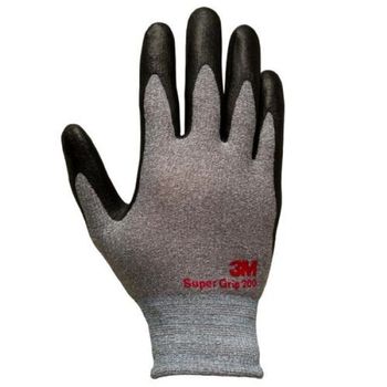 ksr 3M NBR폼코팅장갑 슈퍼그립200 회색M 10개