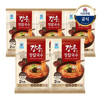 [대림냉장] 대림선 강릉식 장칼국수 434g x 5개