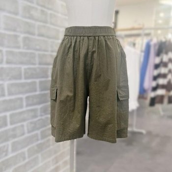 LC31F6PS501X_아웃 포켓 밴딩 숏 팬츠