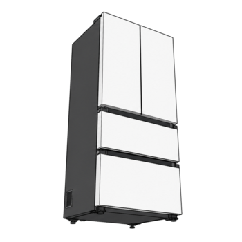 삼성 비스포크 AI 스탠드형 김치냉장고 4도어 490L 에센셜 화이트 RK70F49M2ZD