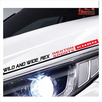 D24 PYJ204T6 렉스턴 스포츠칸호환 슬로건 로고 데칼스티커 93