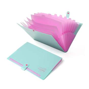 PL CK88RM42 올인원 도큐먼트 파일 파스텔 도큐먼트 파일 3p세트(13칸) (민트) No5