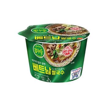 오뚜기 컵누들 베트남쌀국수 큰컵 12개 곤약국수 용기 간식 야식 출출할때 해장  (S45921521)