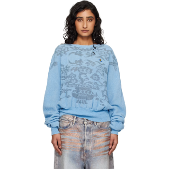 25 FW 비비안웨스트우드 블루 줄스 스웨터 261314F096006