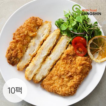 [상신] 더빠삭 두툼한 국내산 통등심돈까스 10팩 20개입