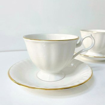 세라테크 [세라테크]로얄 블랑 골드 커피잔 2인조세트