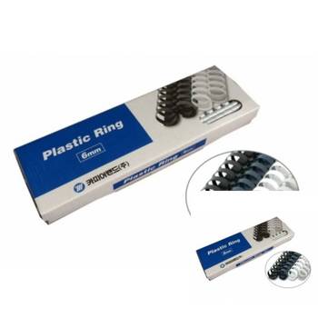 제본링 6MM 흑색 100입 20매 박스 20개입 제본용품 PDF파일제본