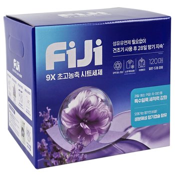 피지 초고농축 시트 세탁세제 120매