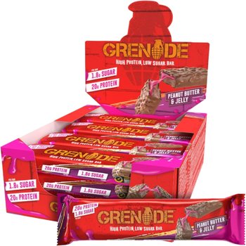 [해외] 60g 12개입 그레네이드 카브킬라 프로틴바 피넛버터 앤 젤리 Grenade Carb Killa protein Bar