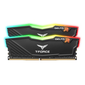 [서린공식] TEAMGROUP T-Force DDR4-3600 CL18 Delta RGB 블랙 패키지 64GB(32Gx2))