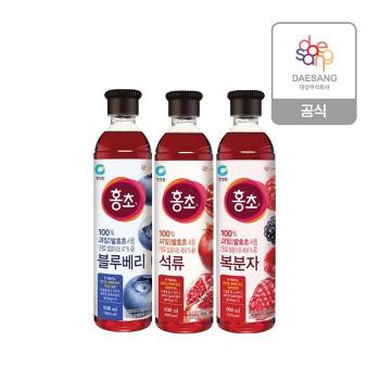 청정원 홍초 900ml 3종(석류/복분자/블루베리) 택 3개 골라담기 (S50766373)