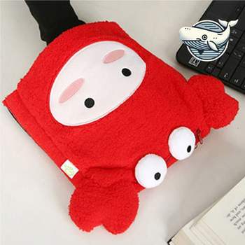 귀여운 온열 마우스패드 꽃게 USB 아답터 손난로 발난로 핫팩 방한용품 USB발열