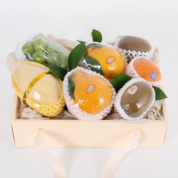 [전국택배 1/26부터 순차출고]선과 혼합 과일 선물 세트 4kg (샤인,사과,배,자몽,골드키위,오렌지,한라봉,골드망고)