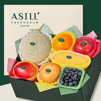 [신세계백화점][10/1일 오전8시 주문마감] 제철과일 선물세트 삼색소담 2호 3.5kg 입추 (멜론 오렌지 사과 배 애플망고 태국망고 블루베리)
