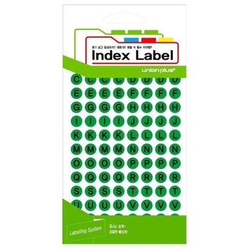 원형스티커 벳 13매입 리 컬러스티커 그린 9mm 스티커 (WFJQXEQ)