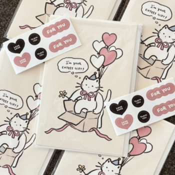 아트박스/블랭크캣 블랭크캣 큐티스트 생일카드