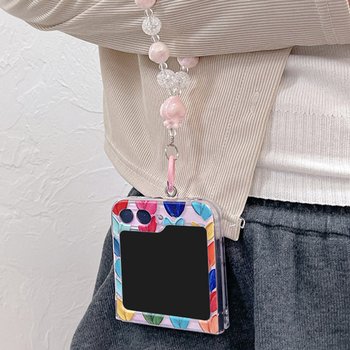 갤럭시Z플립5 하또하또 손목스트랩 하드케이스 ZFlip5 제트플립5 지플립5