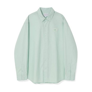 와키윌리긴팔티 CQK WA2300SH01MI 와펜 긴팔 셔츠 민트