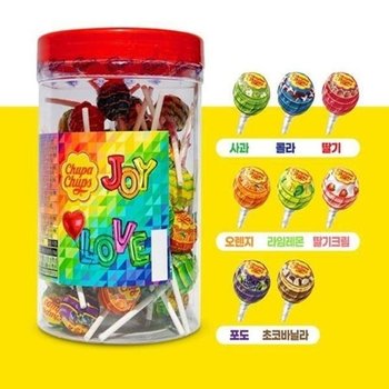 츄파춥스 미니튜브 50입 1통 과일맛 막대사탕_24001790