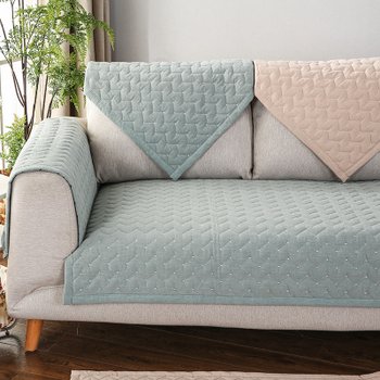러빙랩 아이리스 순면 쇼파패드 2인용 소파 70x150cm
