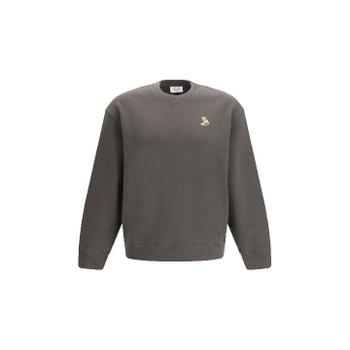 [해외] 메종 키츠네 QM00301KM0341 BELUGA Crewneck Sweatshirt in cotton with Dreaming Fox appl