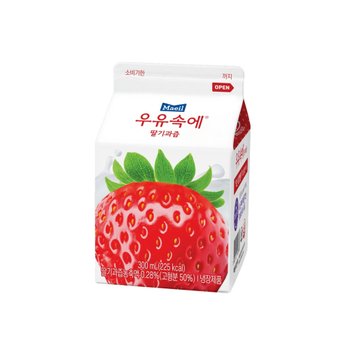 매일우유 우유속에 딸기과즙 300ml x 8개