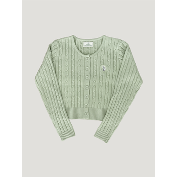 [3차재입고]Lilibet crop knit cardigan mint green( 릴리벳 크롭니트 가디건 그린 )