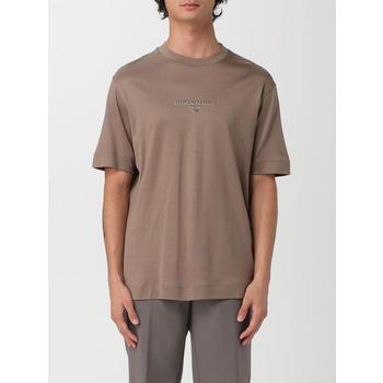 [해외] 25FW 엠포리오 아르마니 반팔 티셔츠 EM002838AF10761 U6189 Mud