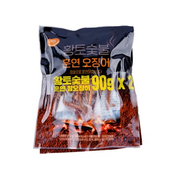 황토방참숯오징어구이 90g*2