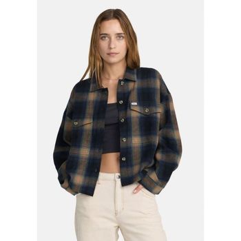 [해외] RVCA 여성 의류상의 23B053650 - 셔츠 검정 7990382