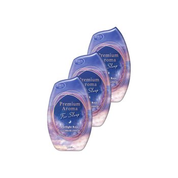 [해외] 쇼슈리키 침실 방향제 For Sleep 포슬립 장미향 400ml x 3개 프리미엄 아로마 방치형