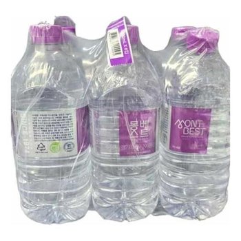 몽베스트 1L 6병 물병 1L 이무 WATER 묶음 1리터물 (52384980)