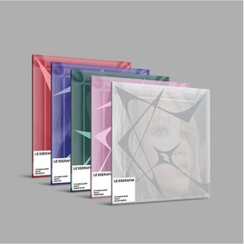 [오늘출발] [중고] 르세라핌 (LE SSERAFIM) - 4th Mini Album CRAZY (COMPACT ver.) 홍은채 버전 무료배송