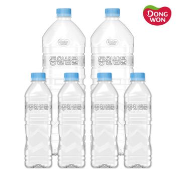 동원샘물 무라벨 생수 2L 6병 + 500ml 20병[35970048]