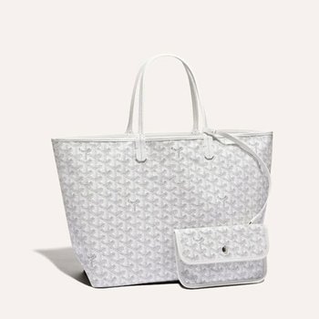 여성 고야드 생 루이백 PM 화이트 STLOUIPMLTY50CL50P