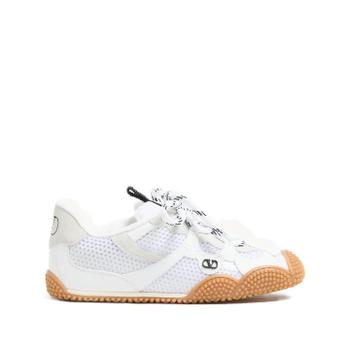 발렌티노 가라바니 Amphibia sneakers in rubberized calfskin and split leather 10774