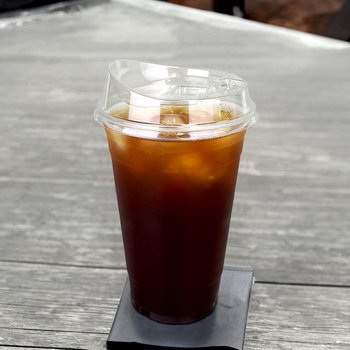98파이 20온스 아이스컵 600ml + 롱개폐 리드 뚜껑 100개 세트
