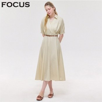 [포커스] 벨트 셋 린넨 롱 랩 원피스_VF5M1OP3201
