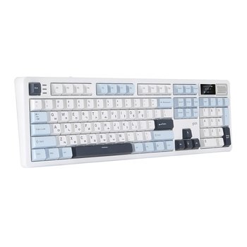 지클릭커 WK107 무선 기계식 화이트 마린 (도각도각, 45g)