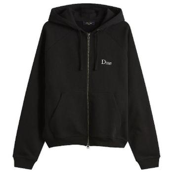 Dime 남성 Dime Classic Small Logo Zip Hoodie Black