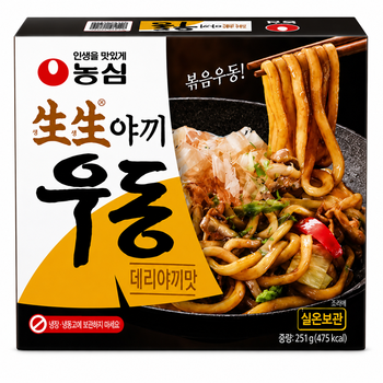 농심 생생야끼우동데리야끼맛(카톤) 251g X 20 X 1 (20개입)