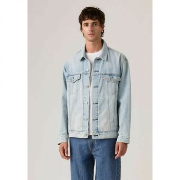 [해외] Levis 리바이스 릴랙스드 핏 트러커 - 데님 재킷 워시 아웃 린스 T 라이트 인디고 워른 인 76007
